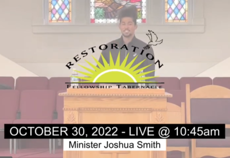 Youth Sunday – October 30, 2022